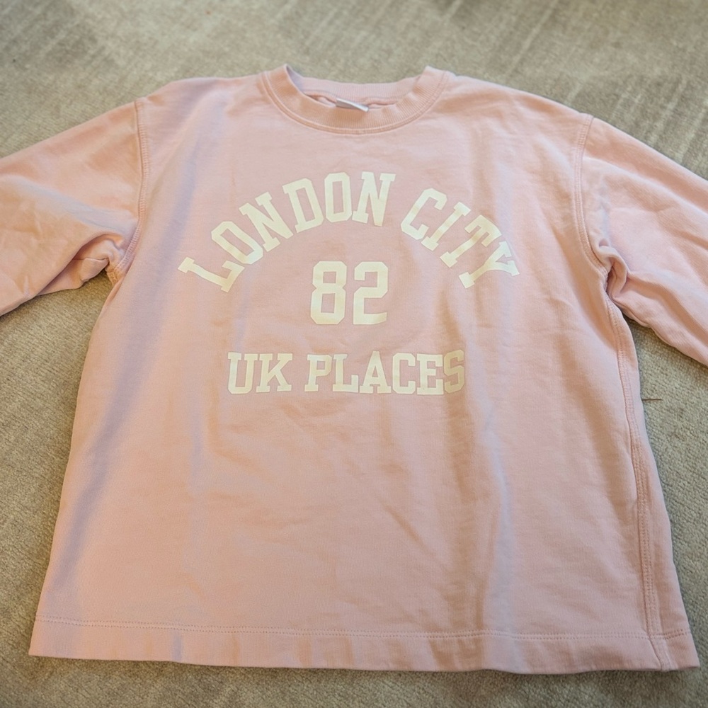 Pink Kids Shirt with London City Print